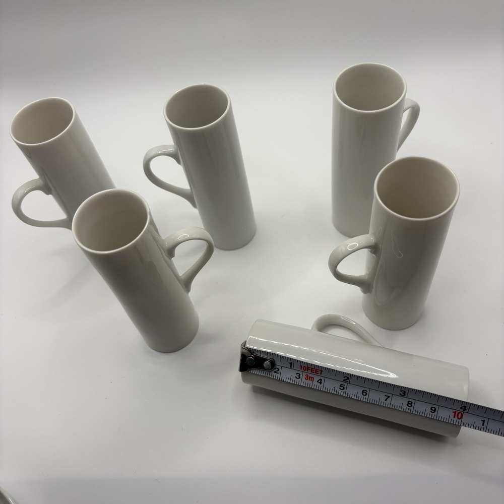MCM Lagardo Tackett Schmid 60 Porcelain Espresso Demitasse Cups Saucers Spoons - Picture 6 of 13